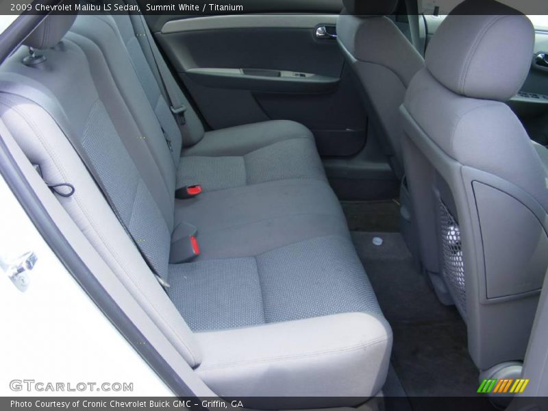 Summit White / Titanium 2009 Chevrolet Malibu LS Sedan