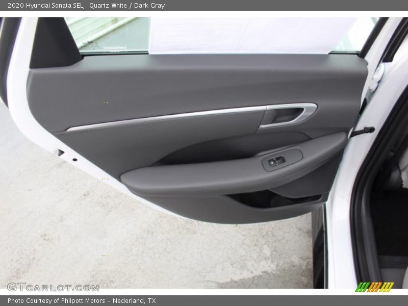 Quartz White / Dark Gray 2020 Hyundai Sonata SEL