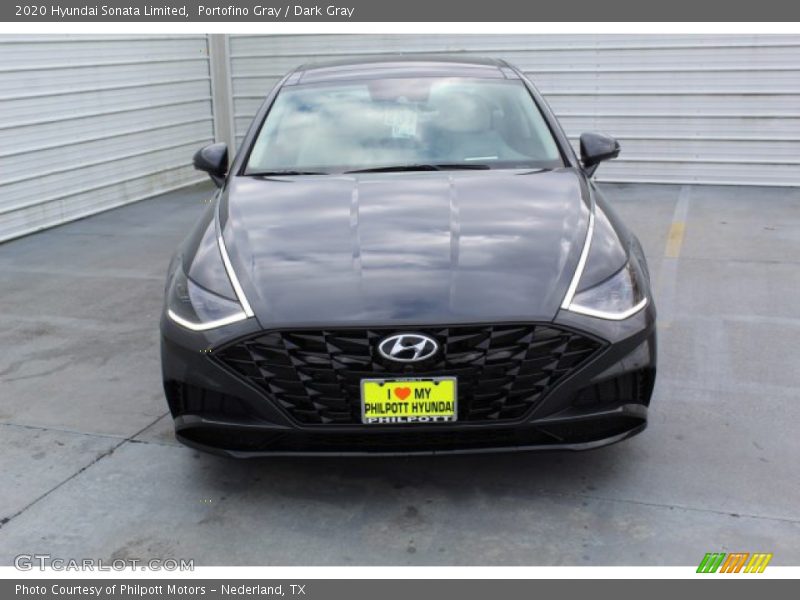 Portofino Gray / Dark Gray 2020 Hyundai Sonata Limited