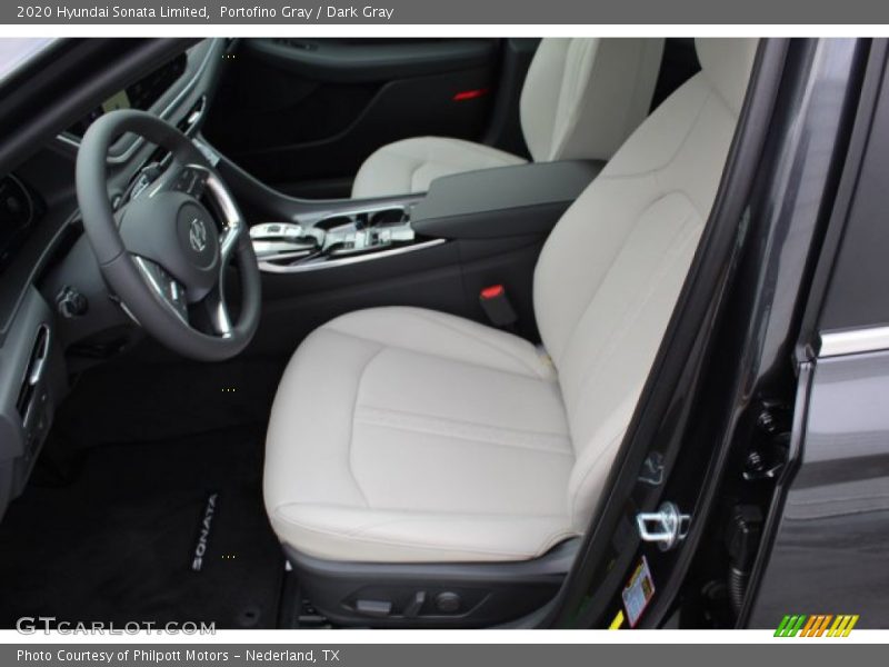 Portofino Gray / Dark Gray 2020 Hyundai Sonata Limited