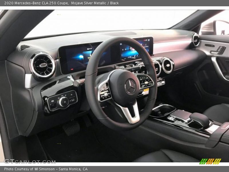 Mojave Silver Metallic / Black 2020 Mercedes-Benz CLA 250 Coupe