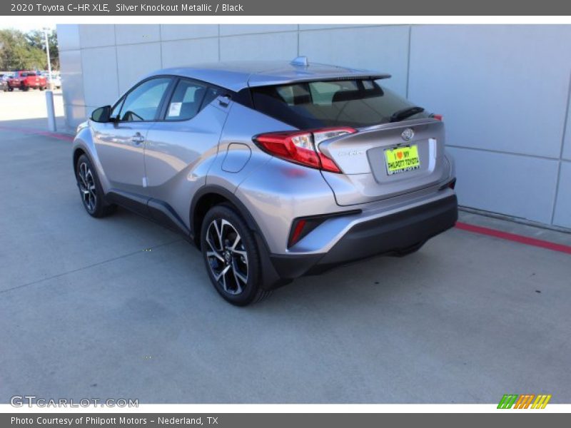 Silver Knockout Metallic / Black 2020 Toyota C-HR XLE