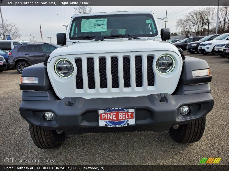 Bright White / Black 2020 Jeep Wrangler Sport 4x4