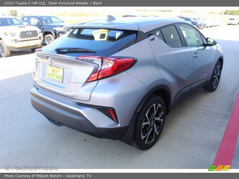 Silver Knockout Metallic / Black 2020 Toyota C-HR XLE