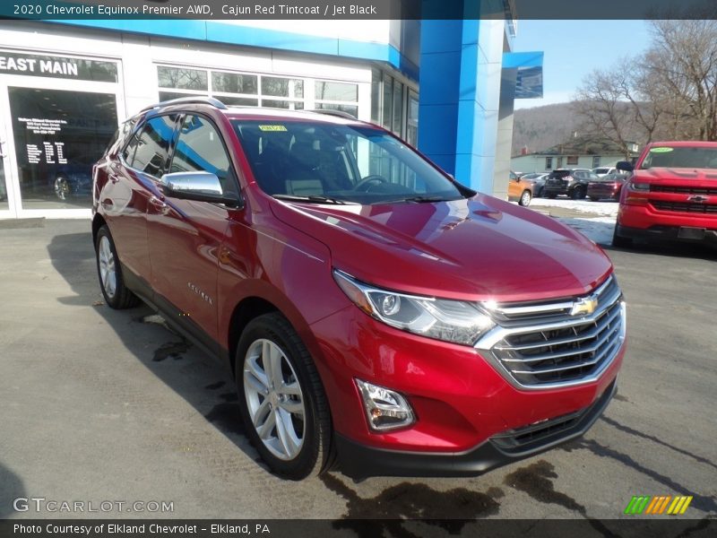Cajun Red Tintcoat / Jet Black 2020 Chevrolet Equinox Premier AWD