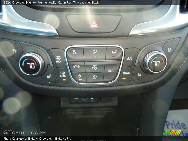 Cajun Red Tintcoat / Jet Black 2020 Chevrolet Equinox Premier AWD