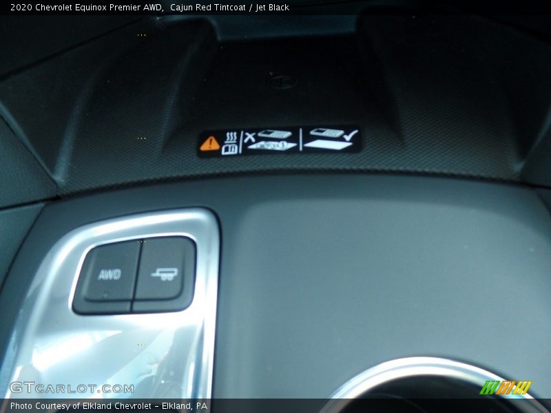 Cajun Red Tintcoat / Jet Black 2020 Chevrolet Equinox Premier AWD