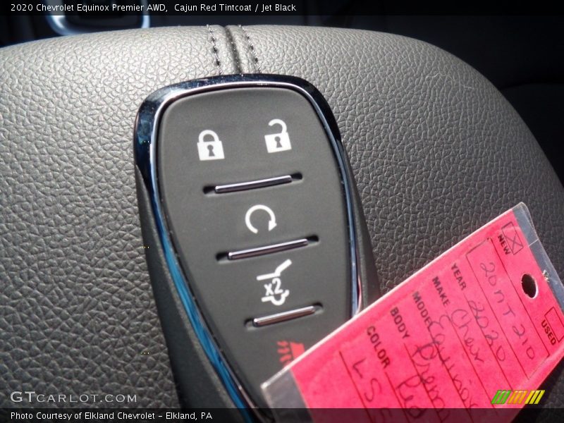 Cajun Red Tintcoat / Jet Black 2020 Chevrolet Equinox Premier AWD