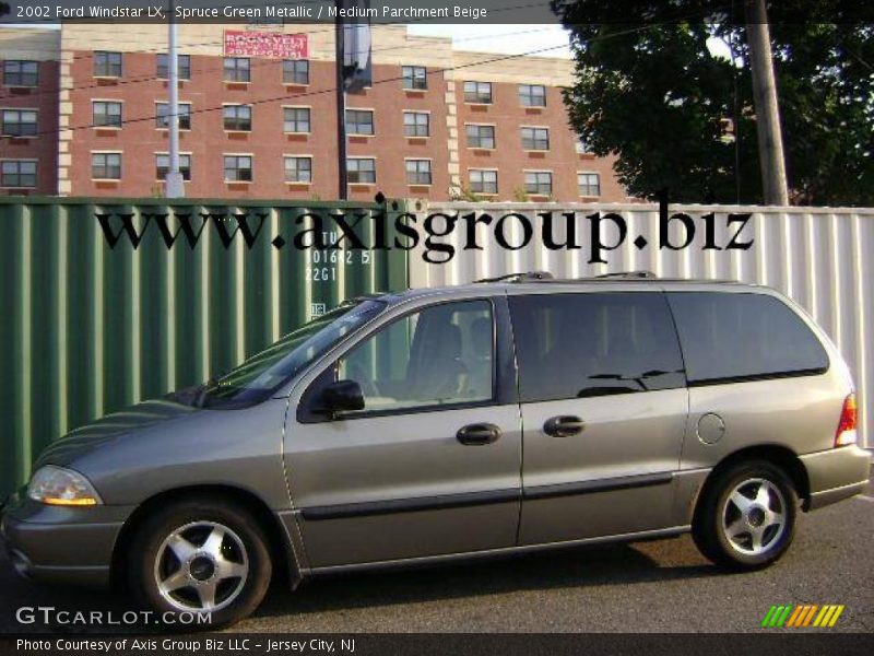 Spruce Green Metallic / Medium Parchment Beige 2002 Ford Windstar LX
