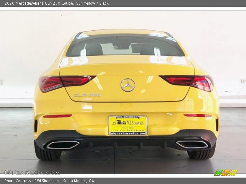 Sun Yellow / Black 2020 Mercedes-Benz CLA 250 Coupe