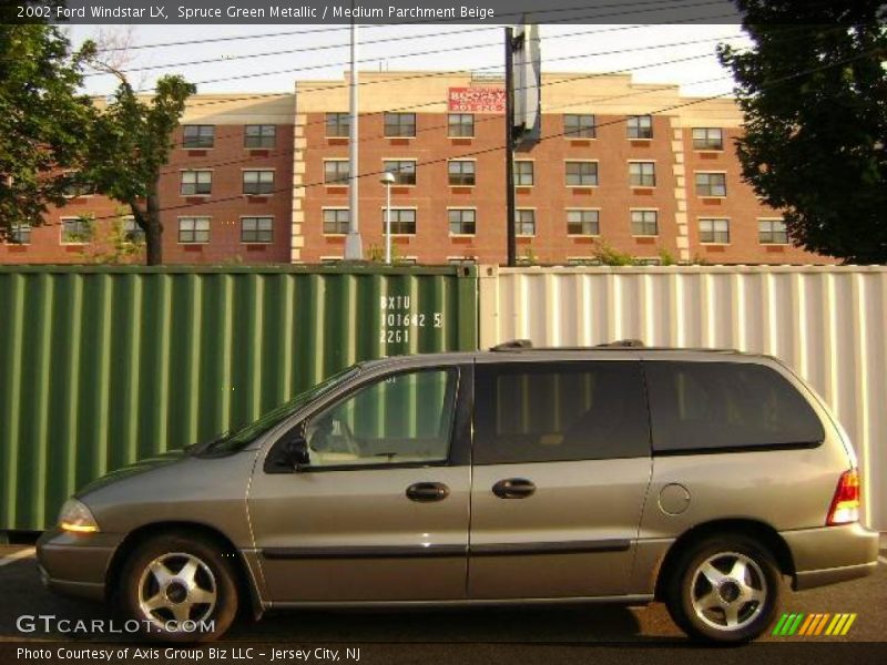 Spruce Green Metallic / Medium Parchment Beige 2002 Ford Windstar LX
