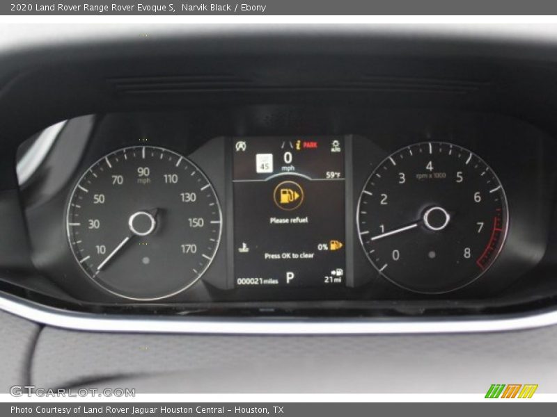 Narvik Black / Ebony 2020 Land Rover Range Rover Evoque S