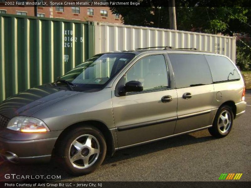 Spruce Green Metallic / Medium Parchment Beige 2002 Ford Windstar LX