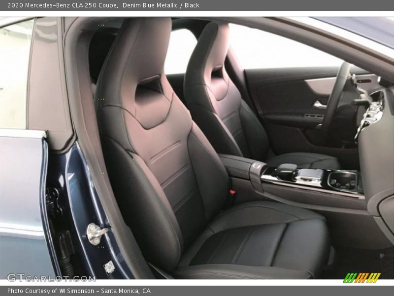 Denim Blue Metallic / Black 2020 Mercedes-Benz CLA 250 Coupe