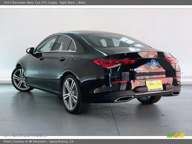 Night Black / Black 2020 Mercedes-Benz CLA 250 Coupe