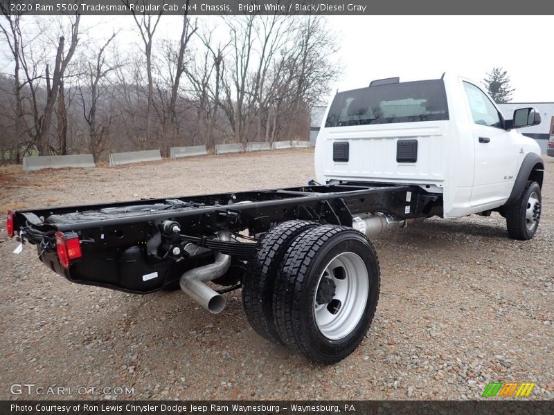 Bright White / Black/Diesel Gray 2020 Ram 5500 Tradesman Regular Cab 4x4 Chassis