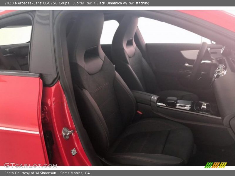 Jupiter Red / Black Dinamica w/Red stitching 2020 Mercedes-Benz CLA 250 Coupe