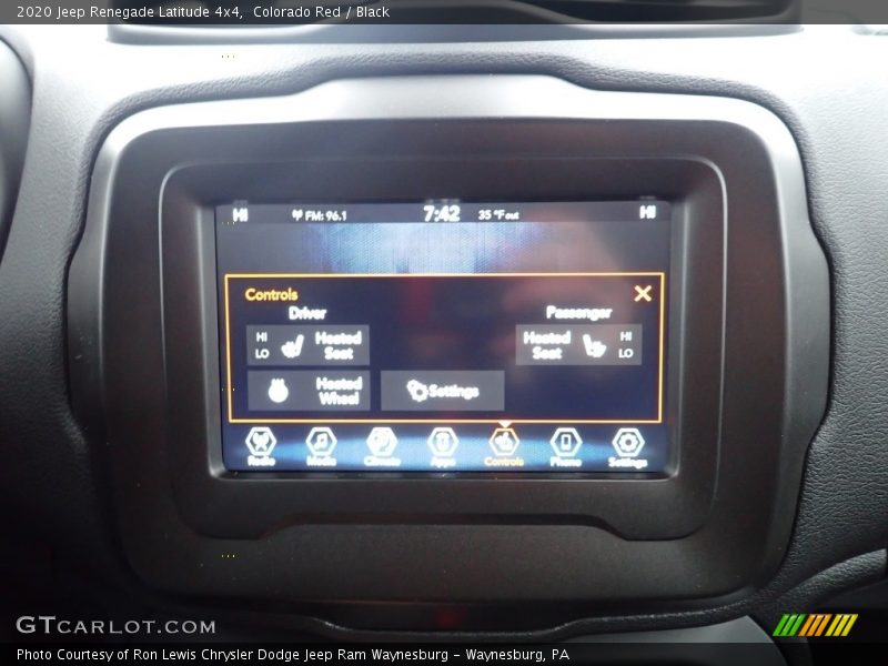 Colorado Red / Black 2020 Jeep Renegade Latitude 4x4