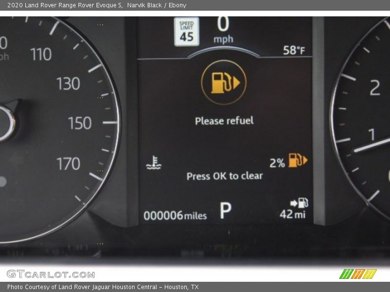 Narvik Black / Ebony 2020 Land Rover Range Rover Evoque S