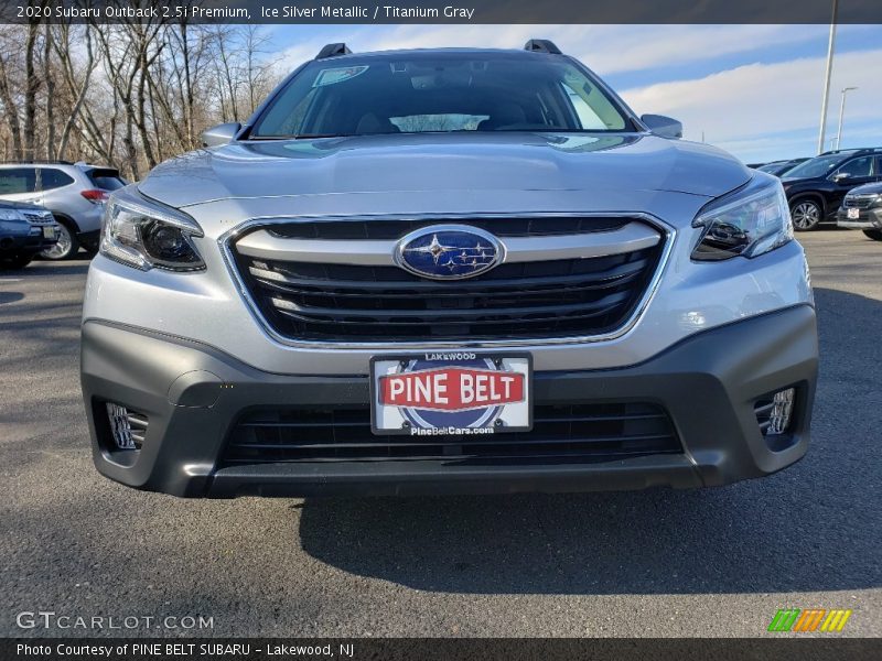 Ice Silver Metallic / Titanium Gray 2020 Subaru Outback 2.5i Premium