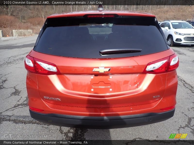 Cayenne Orange Metallic / Ash Gray 2020 Chevrolet Equinox LS AWD