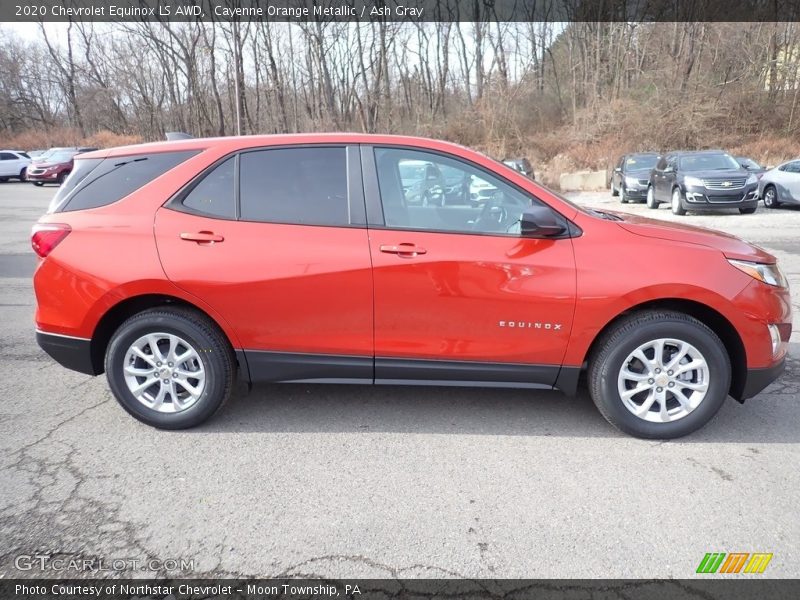 Cayenne Orange Metallic / Ash Gray 2020 Chevrolet Equinox LS AWD
