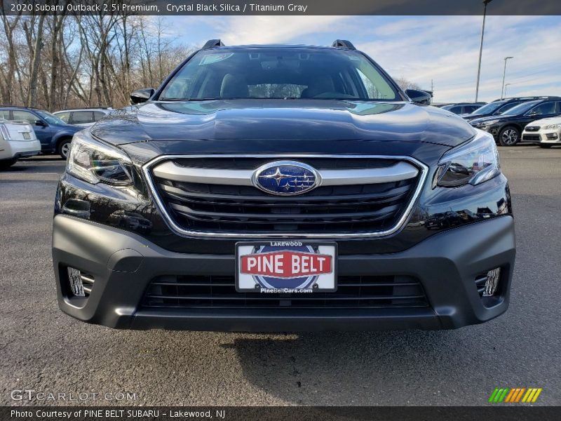 Crystal Black Silica / Titanium Gray 2020 Subaru Outback 2.5i Premium