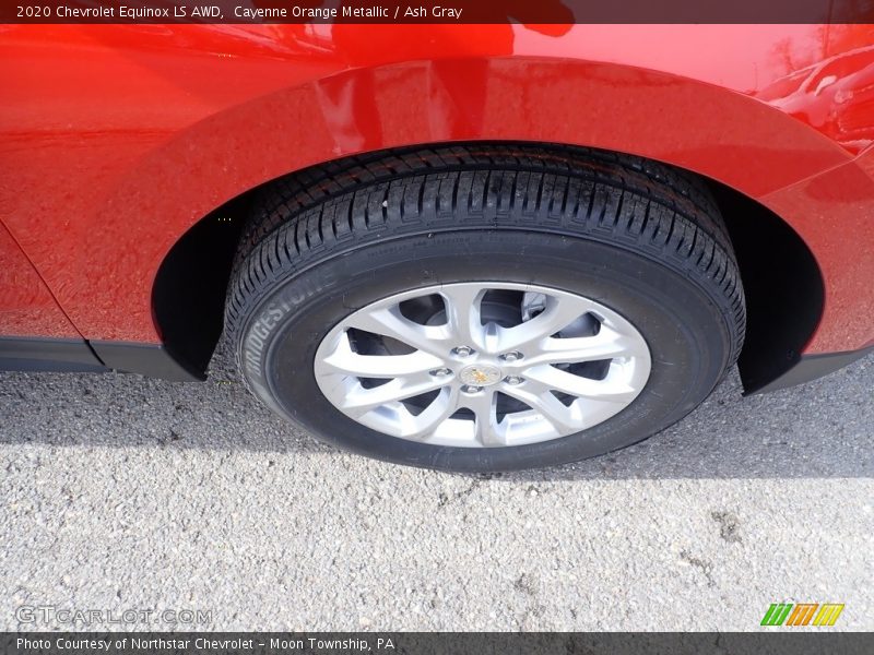 Cayenne Orange Metallic / Ash Gray 2020 Chevrolet Equinox LS AWD