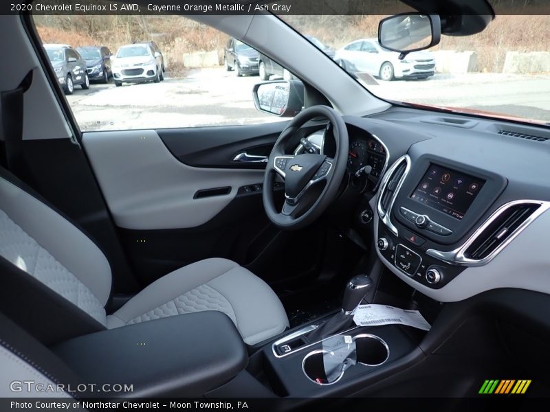 Cayenne Orange Metallic / Ash Gray 2020 Chevrolet Equinox LS AWD