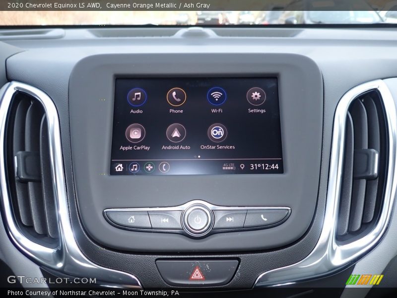 Cayenne Orange Metallic / Ash Gray 2020 Chevrolet Equinox LS AWD