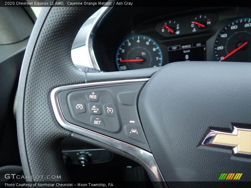 Cayenne Orange Metallic / Ash Gray 2020 Chevrolet Equinox LS AWD