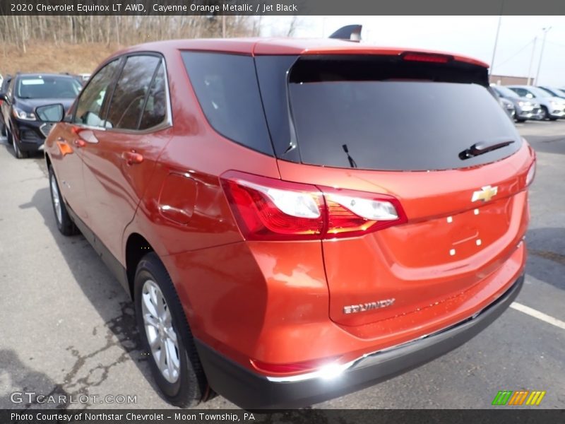 Cayenne Orange Metallic / Jet Black 2020 Chevrolet Equinox LT AWD