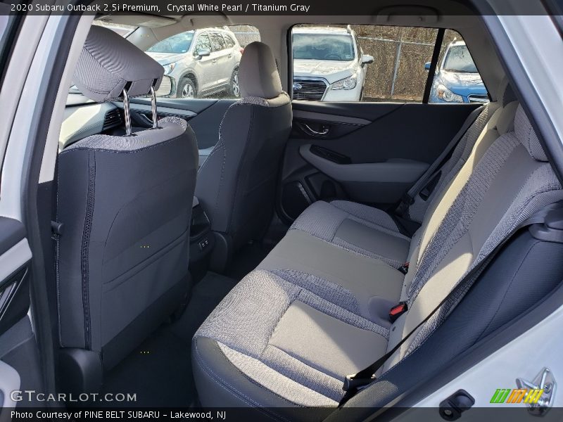 Crystal White Pearl / Titanium Gray 2020 Subaru Outback 2.5i Premium