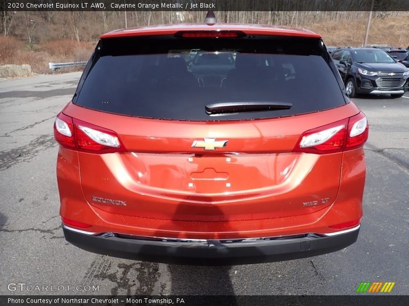 Cayenne Orange Metallic / Jet Black 2020 Chevrolet Equinox LT AWD