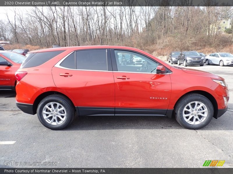 Cayenne Orange Metallic / Jet Black 2020 Chevrolet Equinox LT AWD