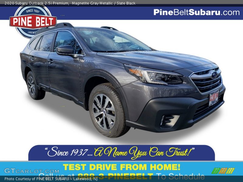 Magnetite Gray Metallic / Slate Black 2020 Subaru Outback 2.5i Premium