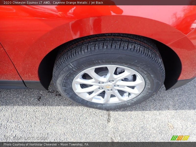 Cayenne Orange Metallic / Jet Black 2020 Chevrolet Equinox LT AWD