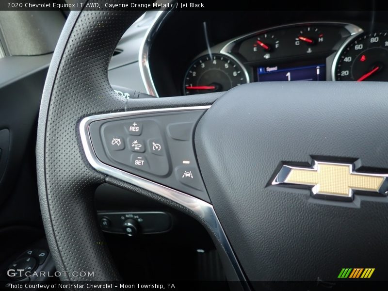 Cayenne Orange Metallic / Jet Black 2020 Chevrolet Equinox LT AWD