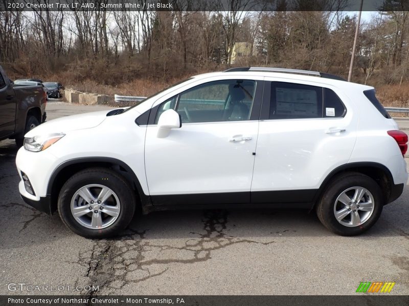 Summit White / Jet Black 2020 Chevrolet Trax LT AWD