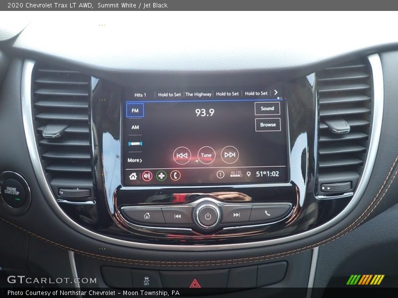 Summit White / Jet Black 2020 Chevrolet Trax LT AWD