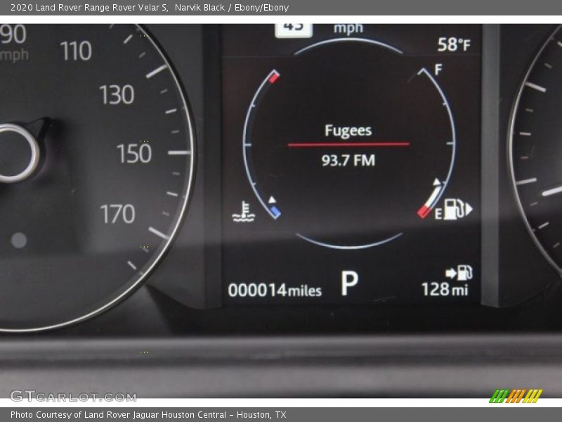 Narvik Black / Ebony/Ebony 2020 Land Rover Range Rover Velar S