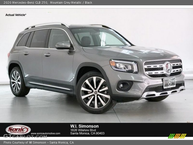 Mountain Grey Metallic / Black 2020 Mercedes-Benz GLB 250