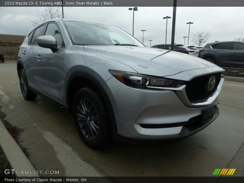 Sonic Silver Metallic / Black 2020 Mazda CX-5 Touring AWD