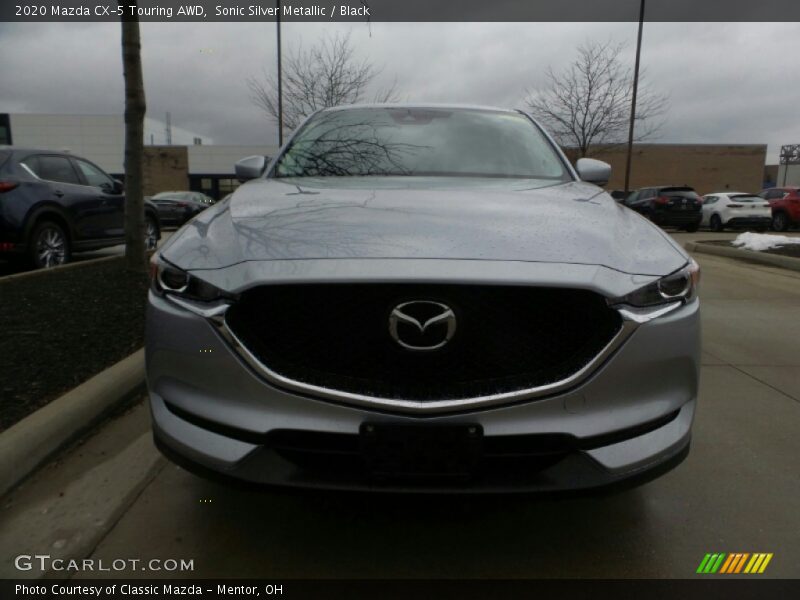 Sonic Silver Metallic / Black 2020 Mazda CX-5 Touring AWD