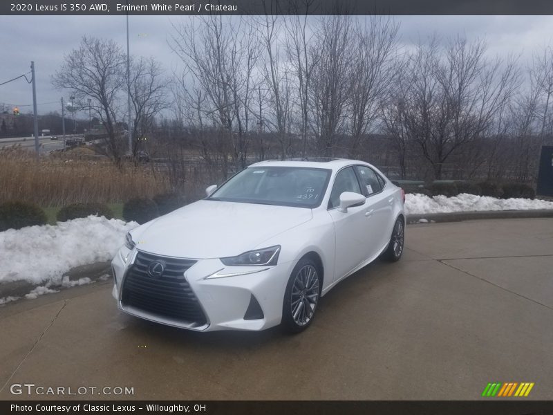Eminent White Pearl / Chateau 2020 Lexus IS 350 AWD
