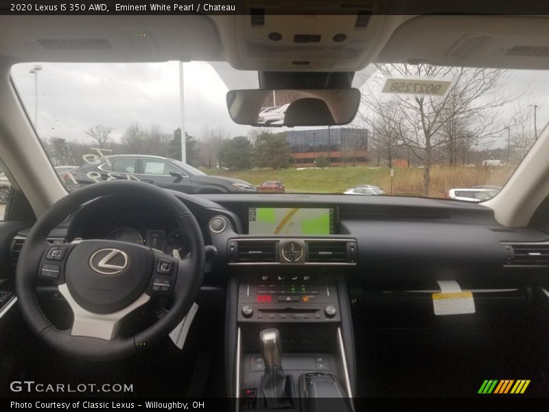 Eminent White Pearl / Chateau 2020 Lexus IS 350 AWD