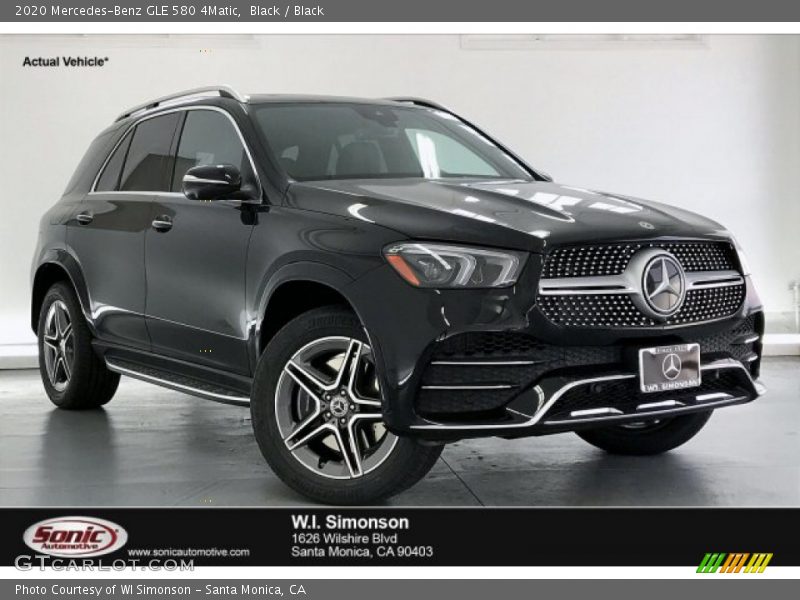 Black / Black 2020 Mercedes-Benz GLE 580 4Matic