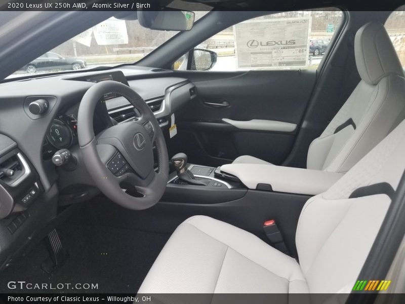 Front Seat of 2020 UX 250h AWD