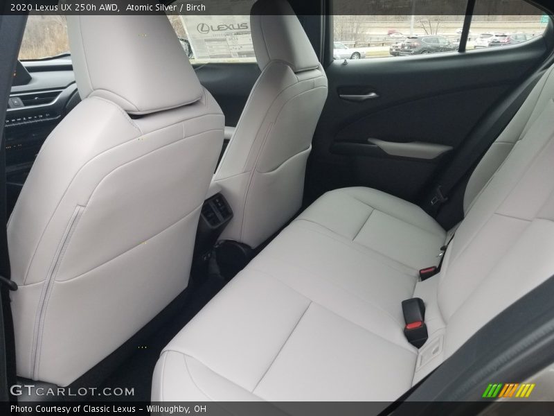 Rear Seat of 2020 UX 250h AWD