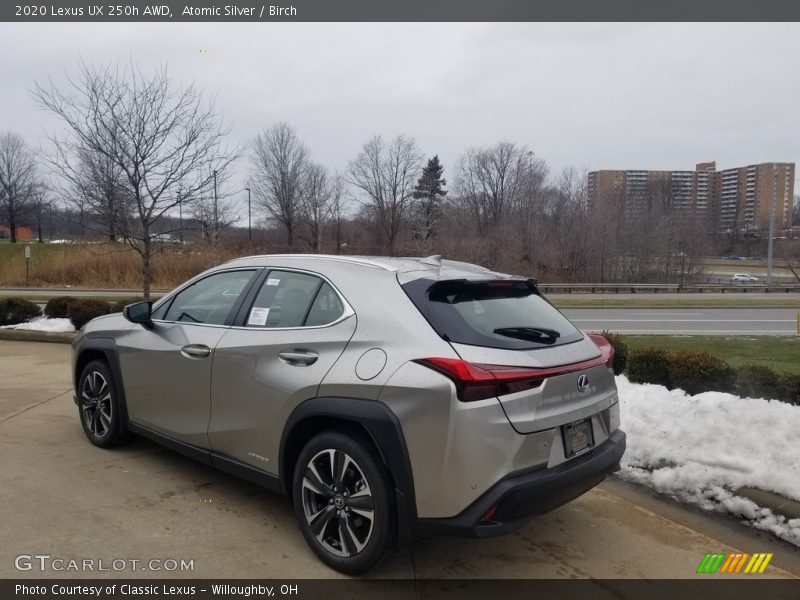 Atomic Silver / Birch 2020 Lexus UX 250h AWD